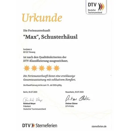 Max In The Schusterhaeusl Ferienhaus *